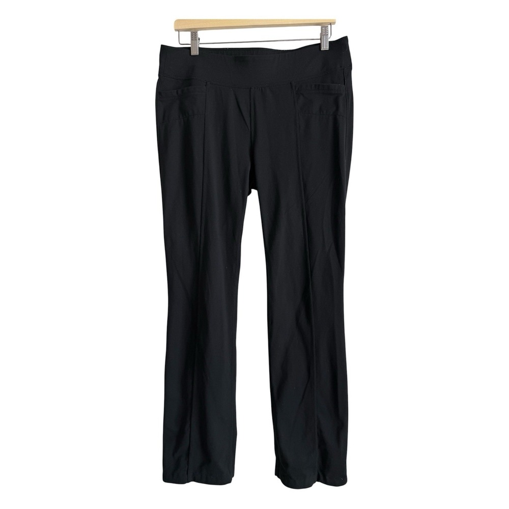 Athleta Black Metro Classic Pants Tech Stretch Gorpcore Outdoor Utility Cargo L
